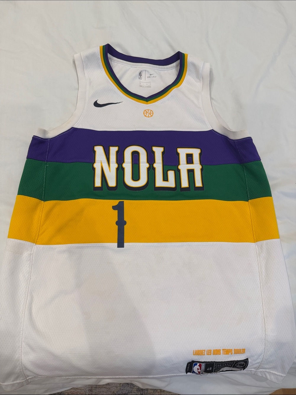 Williamson NOLA jersey